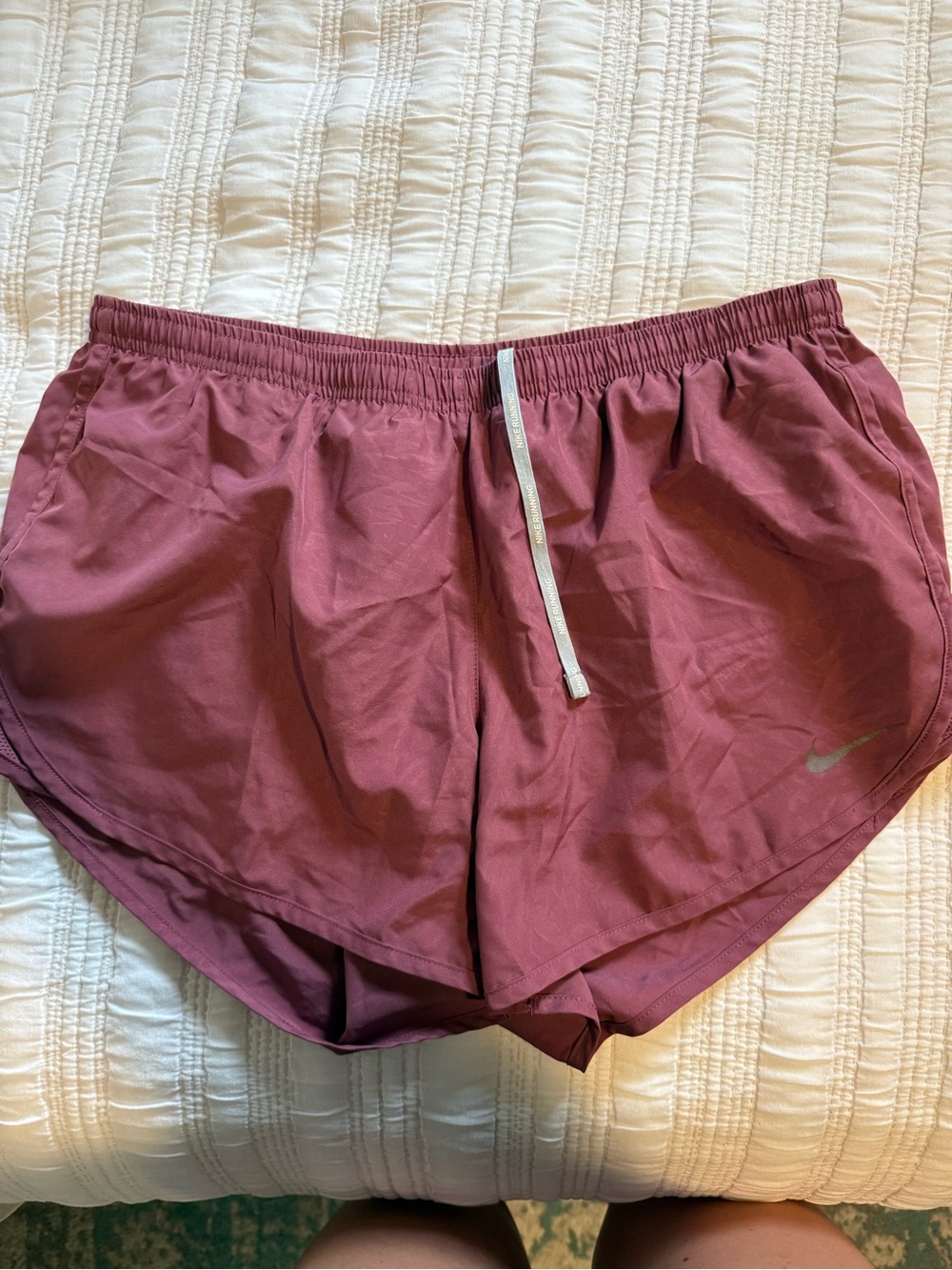 Nike Women's Plum Athletic Shorts with Drawstring